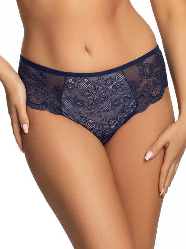 Gorsenia K 358/1 Mutandine brasiliane Blanca - blu navy