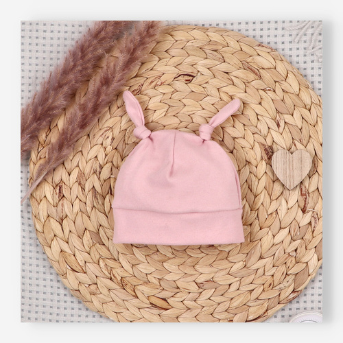 Nini Cappellino Neonato Little Mouse 100% Cotone Biologico – Alta Qualità Made in Poland