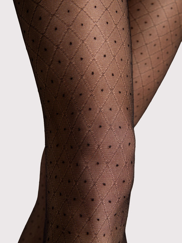 Collant Fiore Maribel G6130 20 den fantasia geometrica opachi