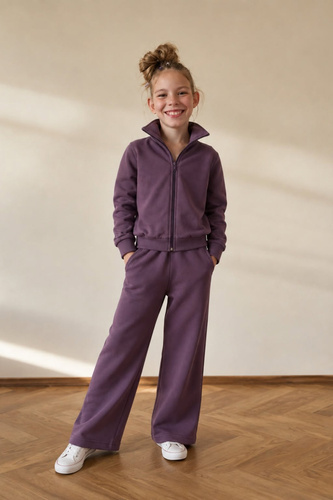 Tuta Bambino Leon Bambarillo Beige in Cotone con Zip 95% Cotone