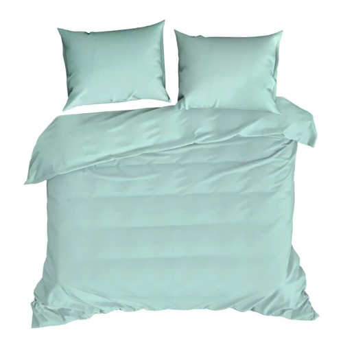 Biancheria da letto MI in microfibra Eurofirany morbida con cerniera 100% poliestere verde