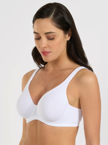 393 - reggiseno morbido elegante e confortevole Spiman bianco