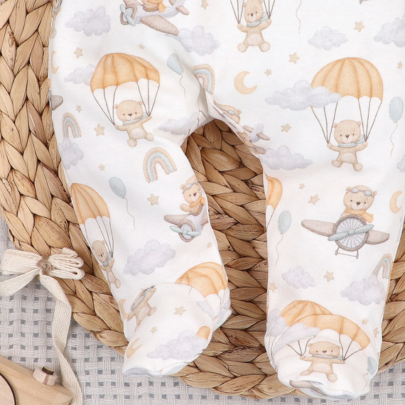 ABN-5513 Sky Journey Nini mezza calza per bambino | Cotone organico, taglio confortevole