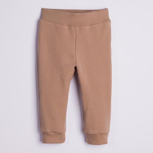 227275 Nicol BENEK Pantaloni tuta bambino marroni in cotone