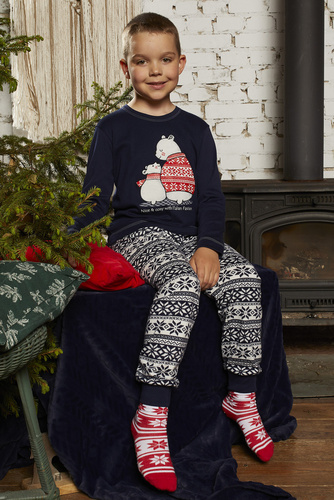 Arktyka Pigiama per bambini Moda italiana - blu navy