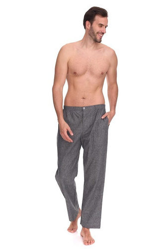 2535 Pantaloni pigiama uomo Zeus L&L - cotone, melange, con tasche