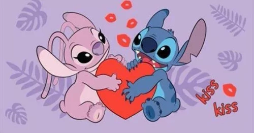 Lilo e Stitch Telo mare per bambini in cotone Disney | Per la spiaggia e la piscina Jerry Fabrics