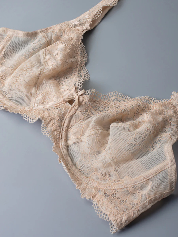 2442 Reggiseno Wonderlace - pizzo, morbido, con ferretto e regolabile Sielei beige