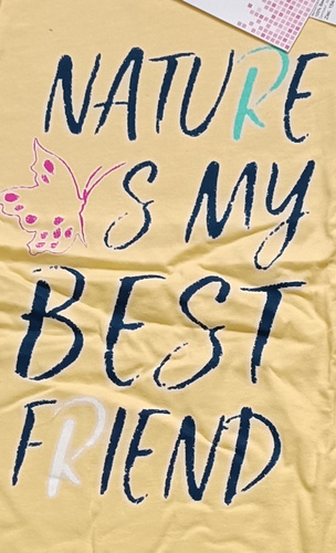 Mariposa Pigiama bambina Moda italiana - giallo/blu