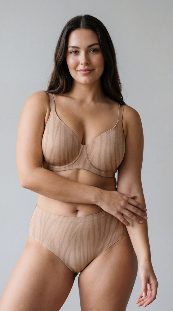 Figi Unikat Lima beige senza cuciture classiche comode da donna