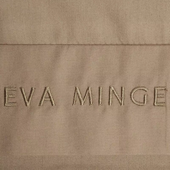 1E Elegante biancheria da letto in raso Eva Minge Eurofirany marrone chiaro | macrosatin 100% cotone