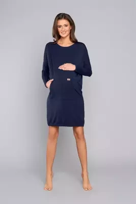 Tirana Tunica donna e premaman Italian Fashion - blu navy