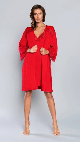 Samaria Robe Moda Italiana manica 3/4 - rosso