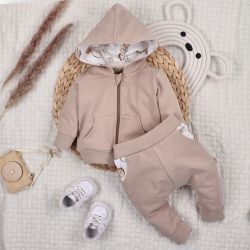 ABN-5592 Pantaloni da tuta Nini di Circus per bambini - 100% cotone biologico, morbidi e sicuri