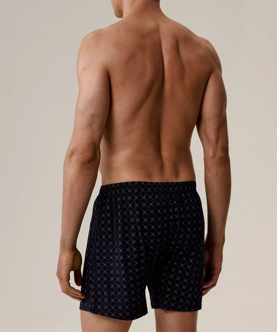 Boxer da uomo Atlantic 2MBX-077 in cotone verde marino - vestibilità ampia, confezione da 2 pz