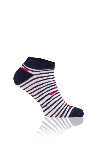 S151S Calzini Rybka Moda italiana - blu navy/bianco/rosso