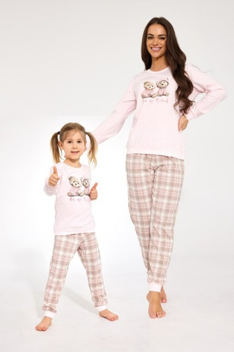 Pigiama bambina Cornette 594/202 592/202 Be My Friend 100% cotone manica lunga