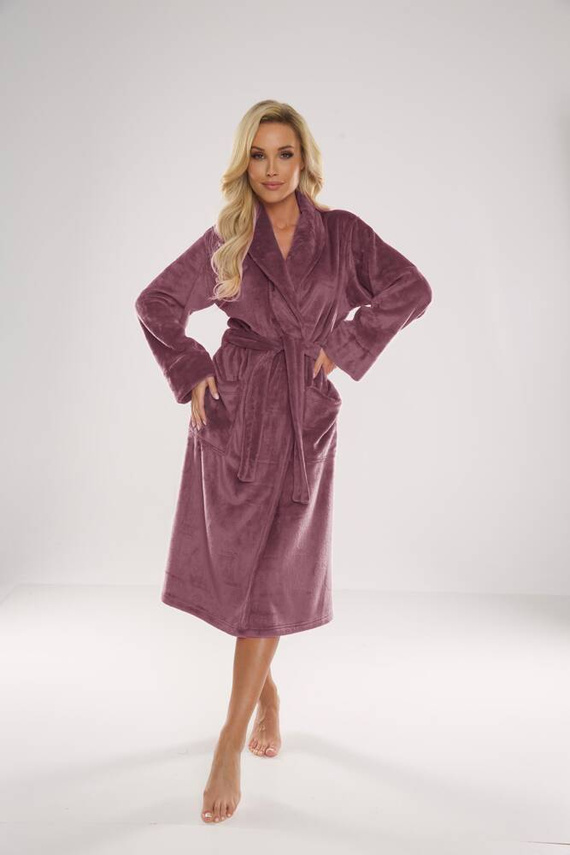 628 Accappatoio da donna Abigail Long Forex - berry