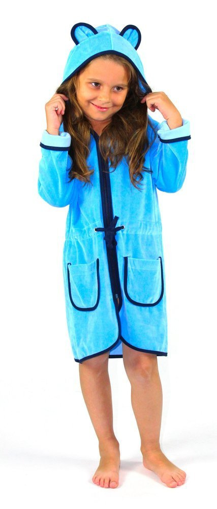 374 / 375 Accappatoio Desiree per bambini - blu