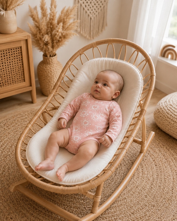 Body neonato Mamatti BD16326 rosa in cotone per bambina