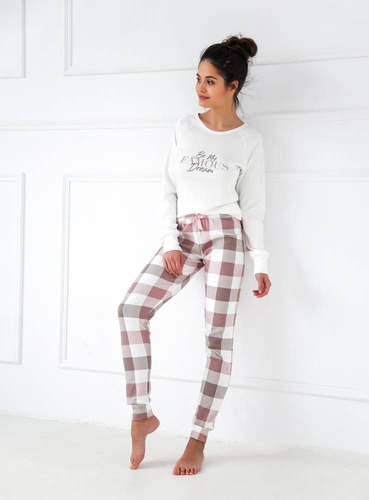 Joselyn Pigiama donna Sensis Interlock - crema