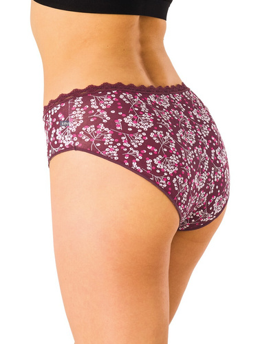 Slip midi bikini Key LPC 557 B26 A2 2-pack in cotone fantasia