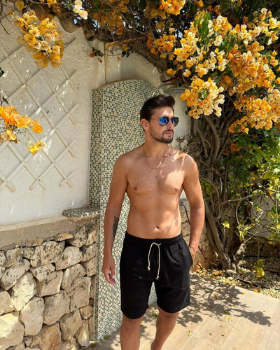 Pantaloncini da uomo Leader Moda italiana-nero