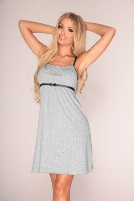 918 Dots Camicia da notte senza spalline in Forex - grigio II