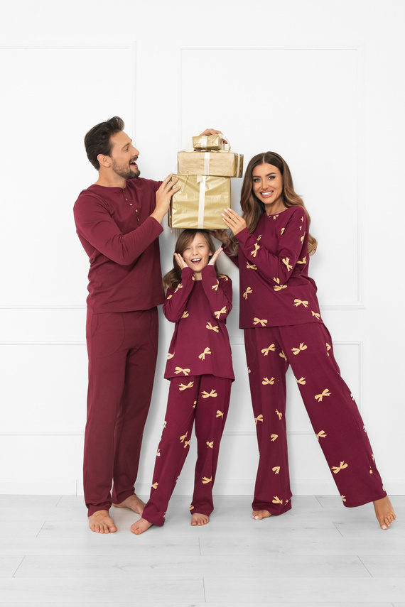 Kwadro Pigiama da donna Moda italiana - cotone, manica lunga e pantaloni