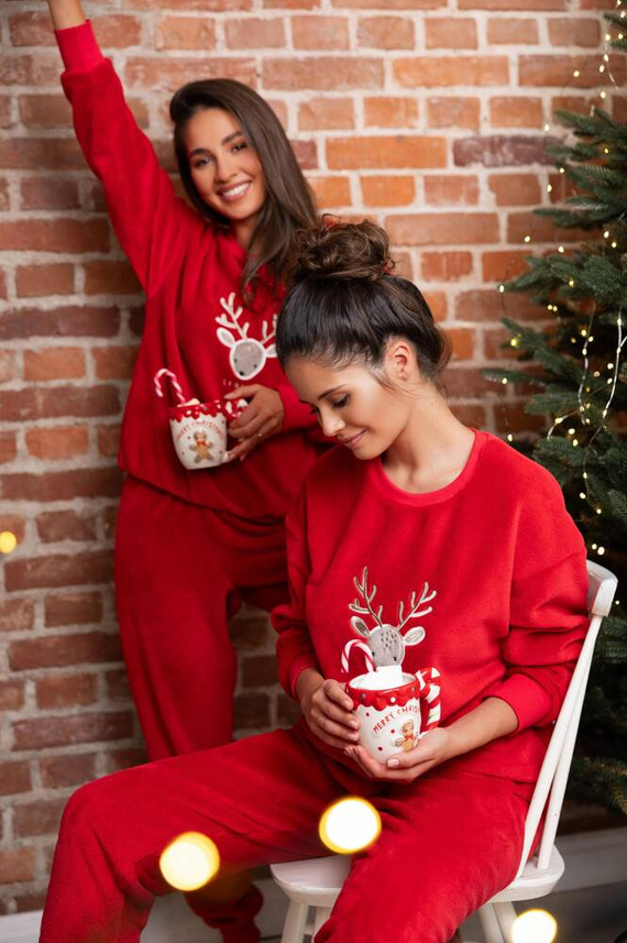 Sensis Harriet Pigiama da donna - rosso