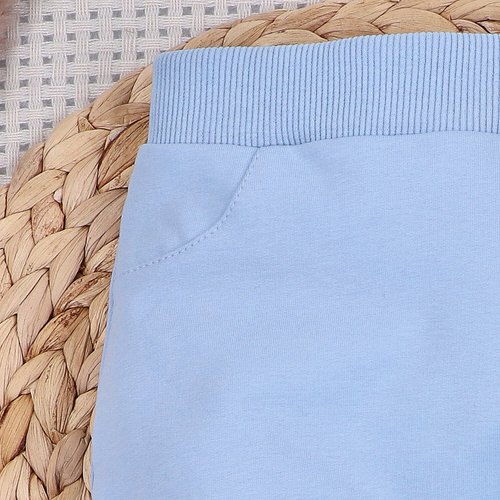 NINI Baby Bear Pilot pantaloni tuta neonato in cotone organico ABN-5752/BLE