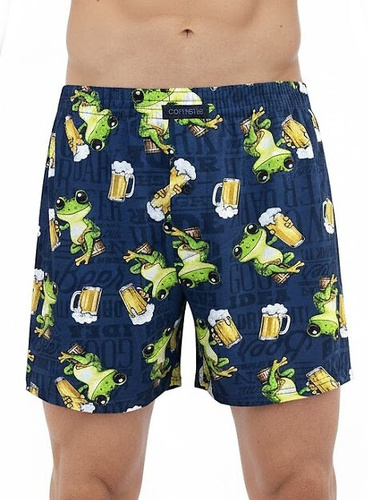 001/183 Frog Cornette Classic da uomo - 100% cotone, vestibilità ampia, apertura con bottoni, comfort quotidiano