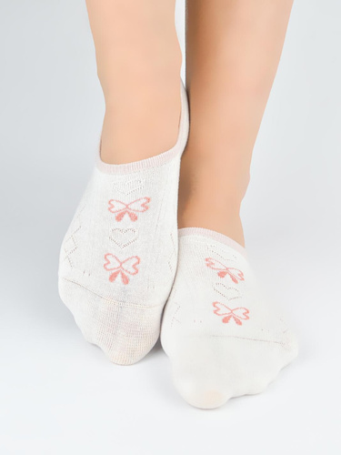 Calzini ballerina donna ST096 Noviti cotone invisibili silicone comfort