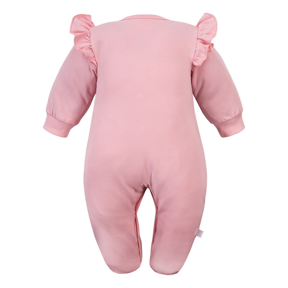 Tutina neonato Eevi Cherry con piedi cotone morbida comoda