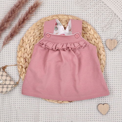 Vestito neonata Nini Little Mouse 95% cotone biologico Made in Polonia