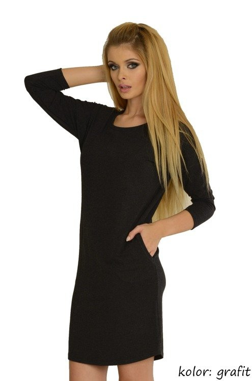 543 Camicia da notte Paula manica 7/8 - melange chiaro