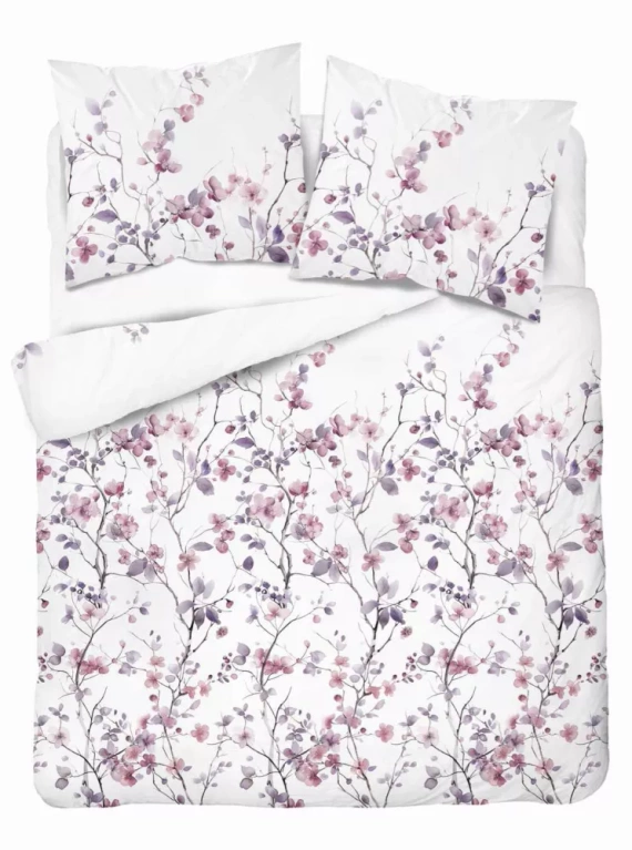 5490 B Detexpol Satin Stories bianco | 100% cotone, trama di raso, cerniera, confezione regalo