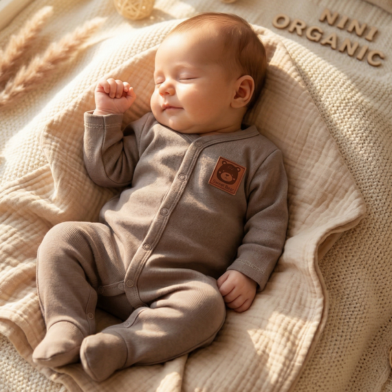 Tutina Nini 100% Balloon Friends cotone biologico per neonato