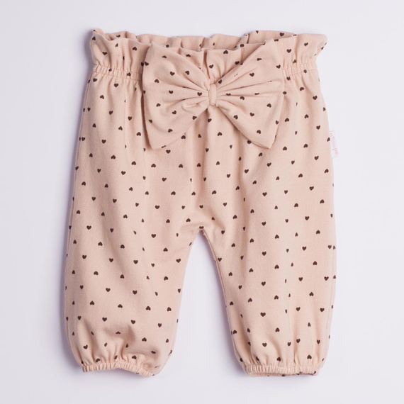 Nicol Hania 226016 Pantaloni bambina Alladynki con fiocco e cuoricini