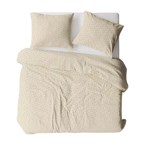 662N Biancheria da letto Bielawa KARO crema corteccia | 100% cotone, bottoni, peso 140 g/m²