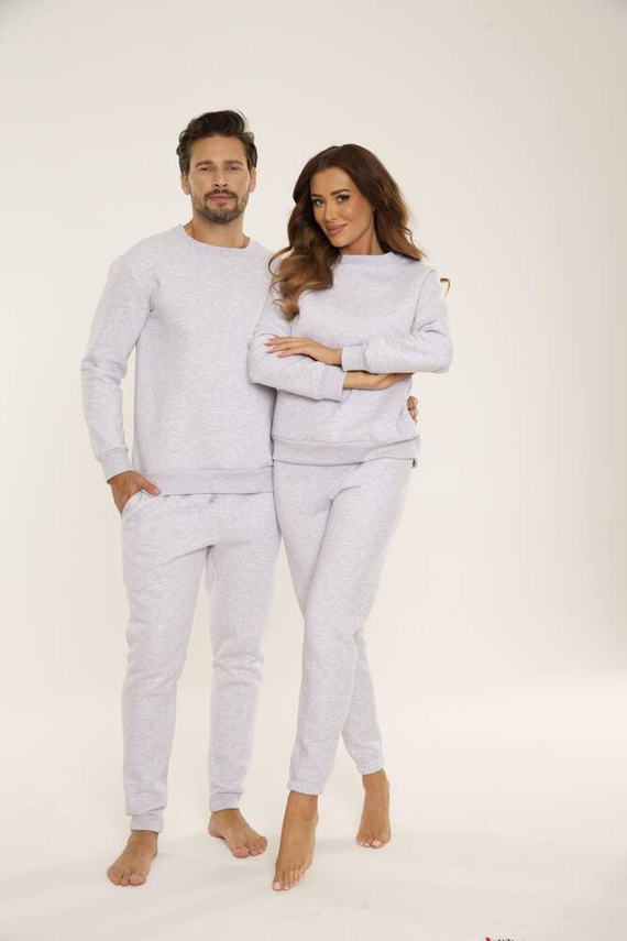 813 Indigo Tuta da uomo De Lafense - melange chiaro