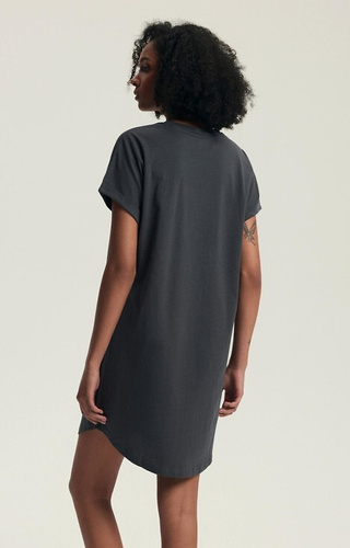 43687 Danna Camicia da donna Henderson grigio - cotone, manica corta, stampa