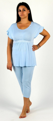 448 Julie Pigiama 3/4 donna - blu