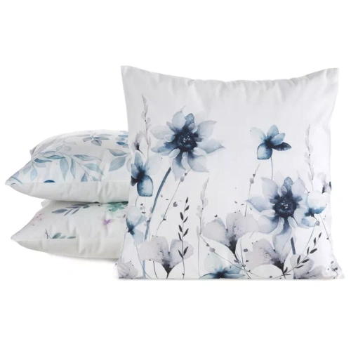 Fodera cuscino 45x45 Mink 37 Eurofirany velluto fiori