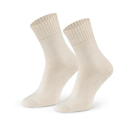 arte.199 Steven natural - calze da uomo in spugna 100% cotone, senza pressione