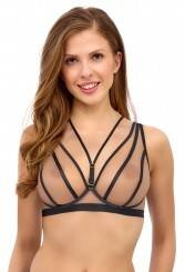 2505 Reggiseno Lupoline soft bralette nero beige