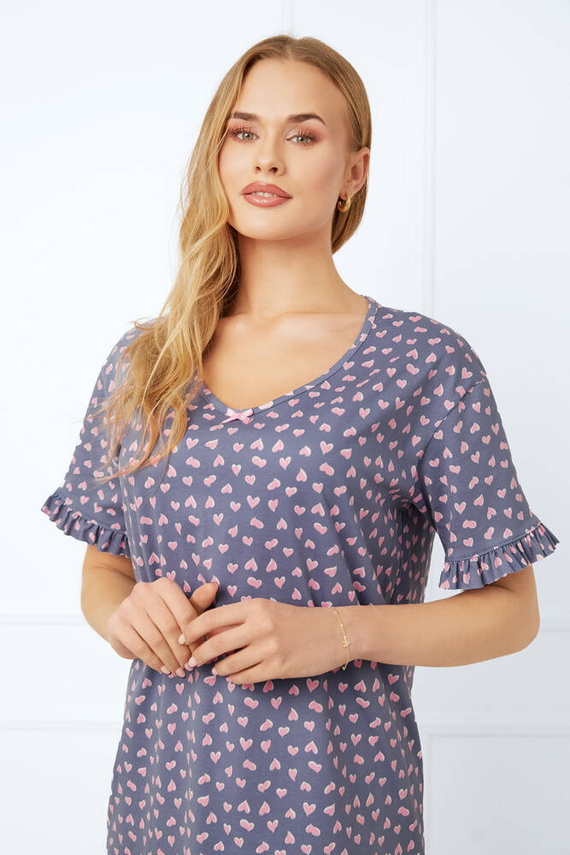 Camicia da donna Lotte a maniche corte Moda italiana - stampa