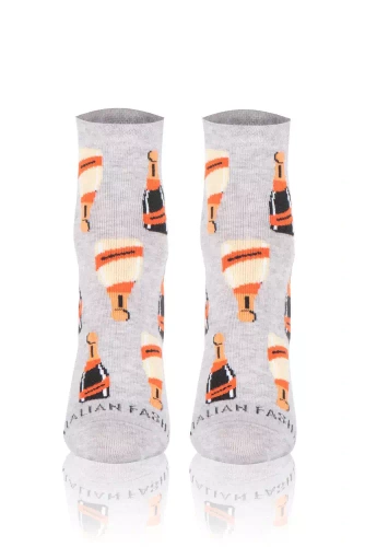 S153Z Prosecco Calzini Moda Italiana - melange chiaro