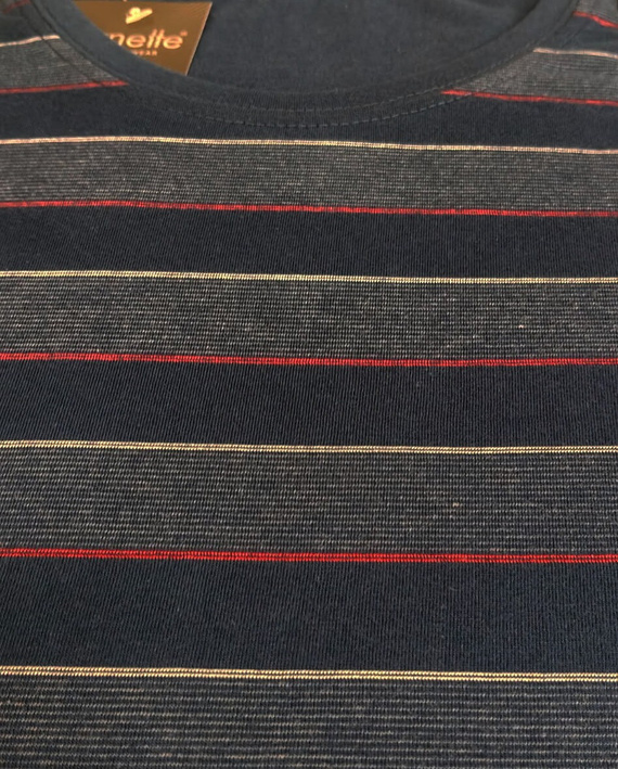 138/56 Pigiama da uomo Cornette Various | Cotone, a righe, manica lunga, confezionato