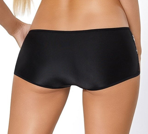 Miriam Panty Boxers pantaloncini da donna PariPari - nero/bianco